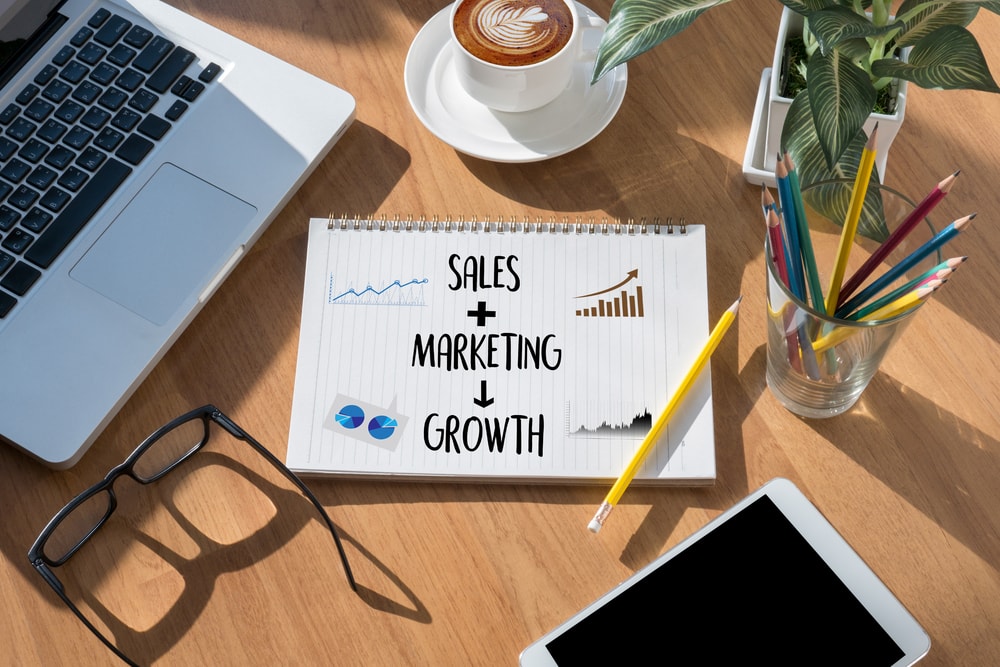 Sales and marketing for a business
